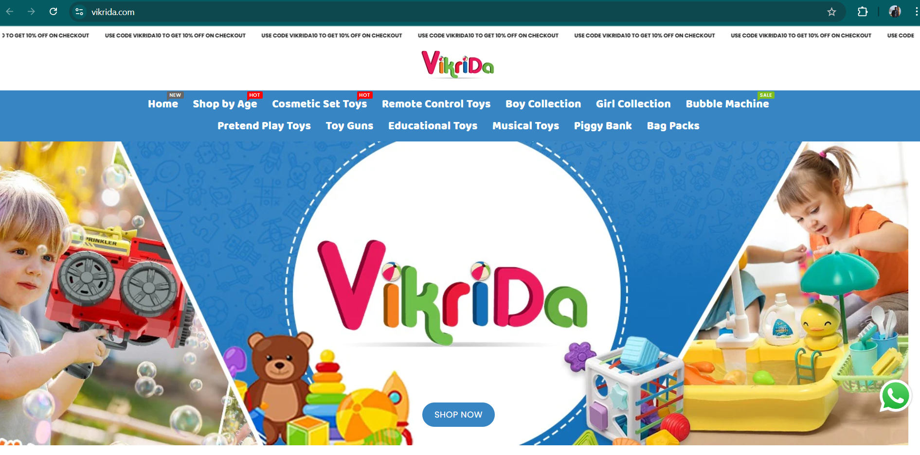 Vikrida - Toy Store